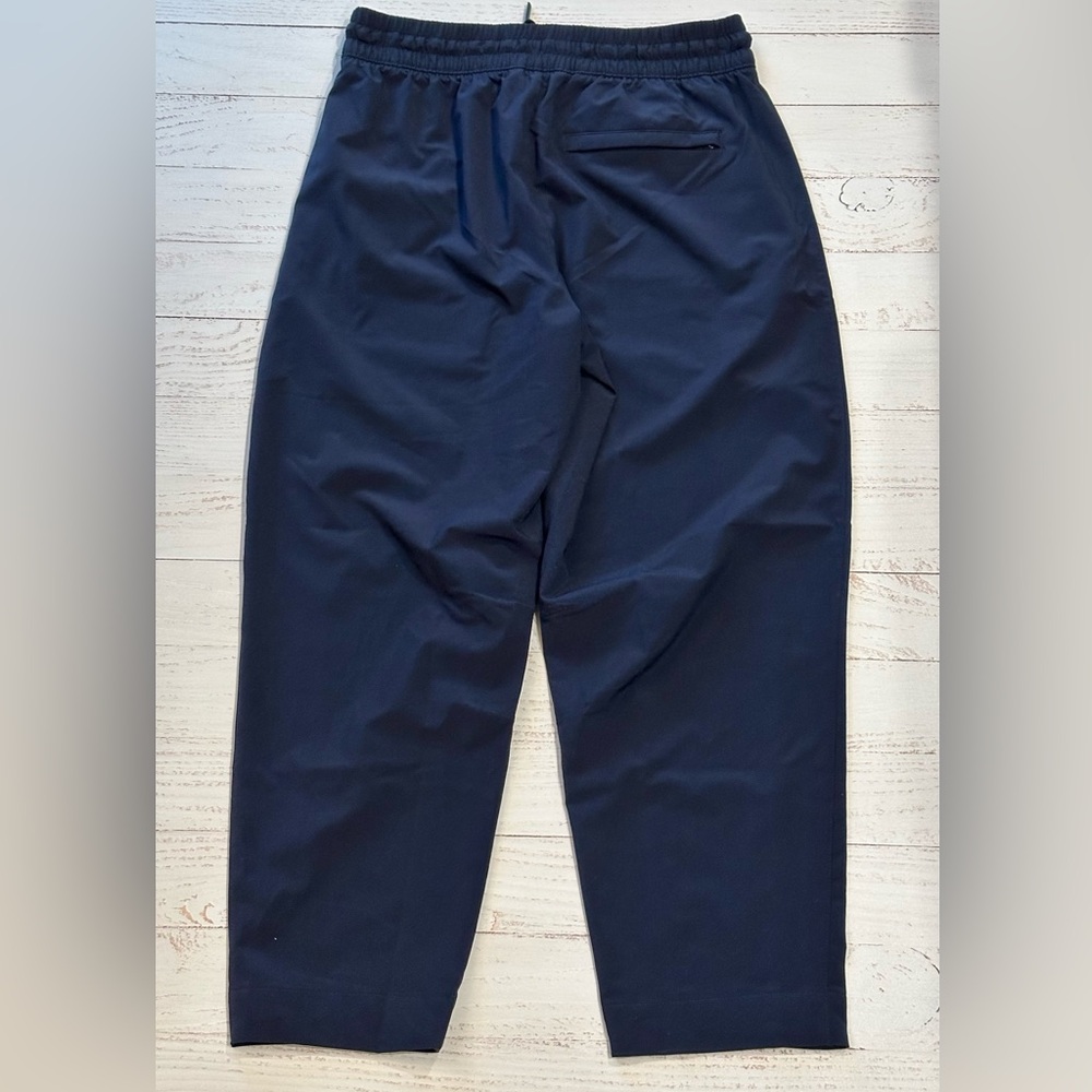 Athleta Arrival Ankle Straight Pants, Navy Blue, Size 4P - Picture 5 of 14